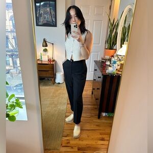 club monaco • high waisted wool suit trousers